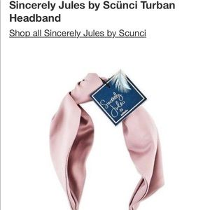 Sincerely Jules Blush Turban Headband